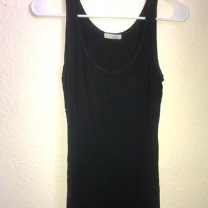 Long black tank
